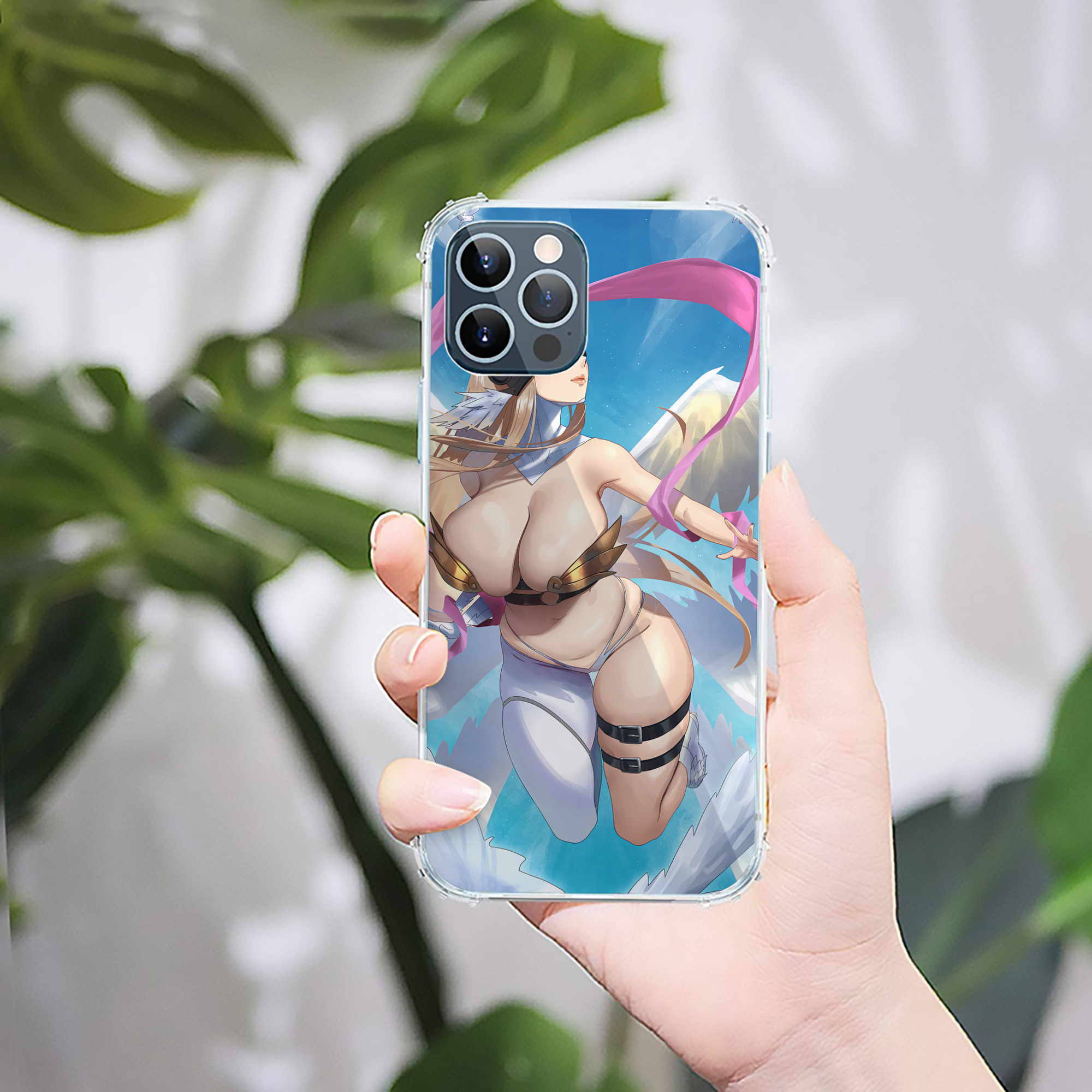 （画像用） Digimon デジタルモンスター/デジモン 【iPhone 12シリーズ対応】透明スマホケース（クリアソフトケース）